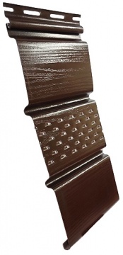 Софит с центральной перфорацией LeaderVinyl макадамия 0,84 м.кв.