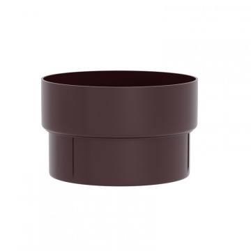 Муфта трубы соединительная ПВХ Grand Line шоколадная (RAL 8017)